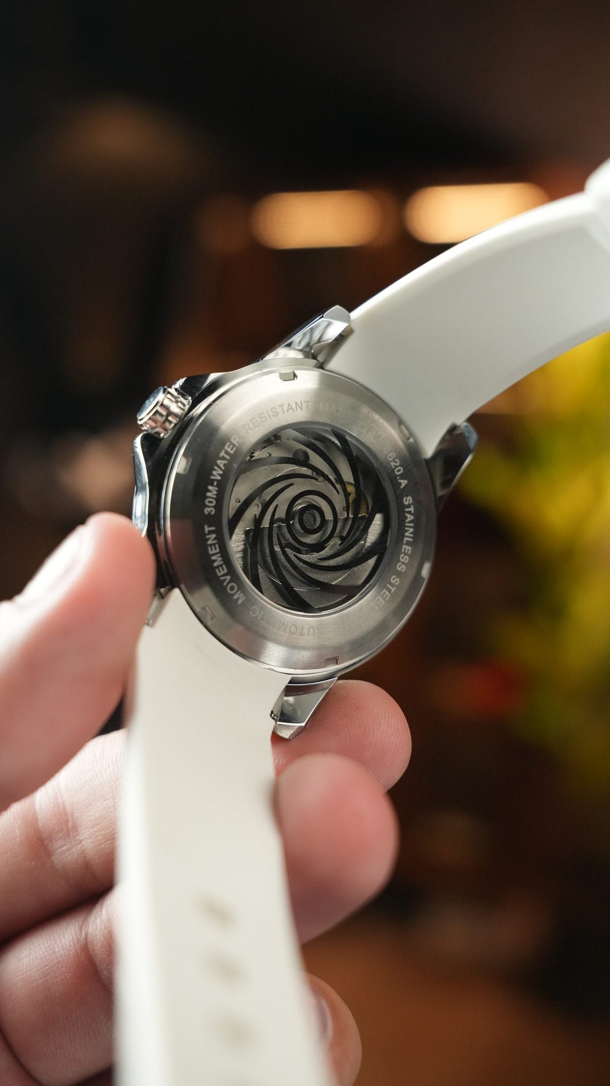Reloj Mark Fairwhale Spectra, otro ángulo real